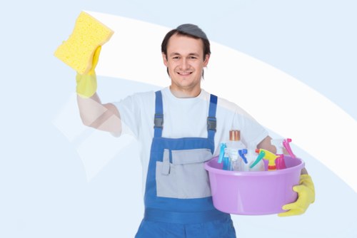 Professional house cleaning service in an Acton family home