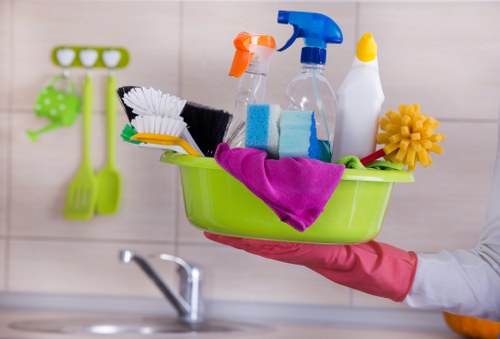 Kitchen and bathroom maintenance during a regular cleaning visit in Acton