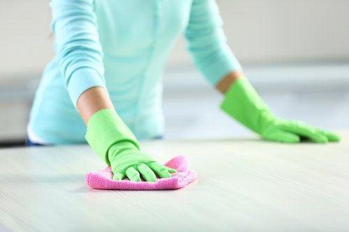Deep cleaning of kitchen surfaces and appliances in Acton