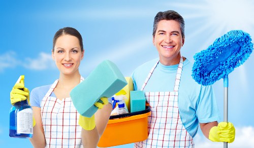 Exterior window cleaning for a flat or townhouse in Acton